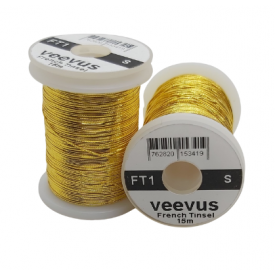 Veevus french tinsel small gold