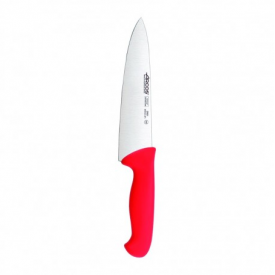 Cuchillo Medio Golpe Rojo 20cm Arcos