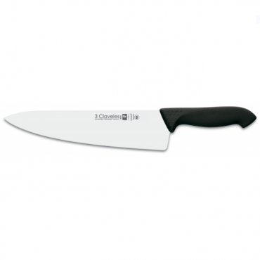 Cuchillo Cocinero Proflex 3 Claveles negro 30 cm