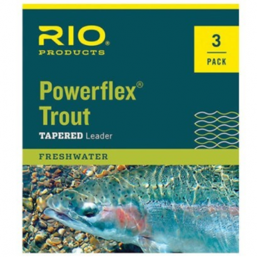 RIO Powerflex 3 pack leaders 9FT.