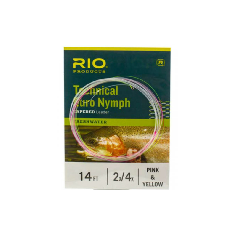 RIO TECHNICAL EURO NYMPH LEADER 2x/4x pink/yellow