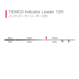 Tiemco Leader indicador 13-ft