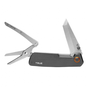 True Utility Dual Cutter Cuchillo y tijeras 2 en 1