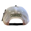 Gorro Shimano Flat Visor Azul Blanco