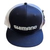 Gorro Shimano Flat Visor Azul Blanco