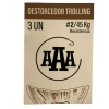 Destorcedor AAA Trolling N°2 – 45 kg de resistencia