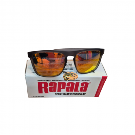 Gafas Rapala Wildeye dorado mate black red glass
