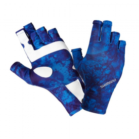 Guante Shimano Azul UPF