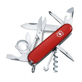 Navaja Victorinox Explorer Roja – 16 funciones con lupa
