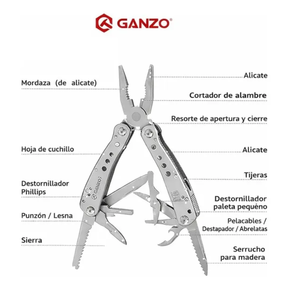 Alicate Multifuncional Ganzo G201