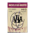 Anzuelo AAA Ojo Abierto Inoxidable 4/0