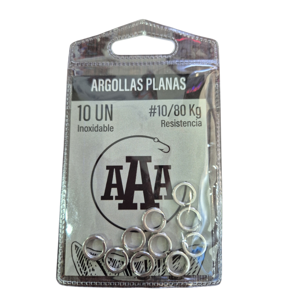 Argollas Planas AAA N°10