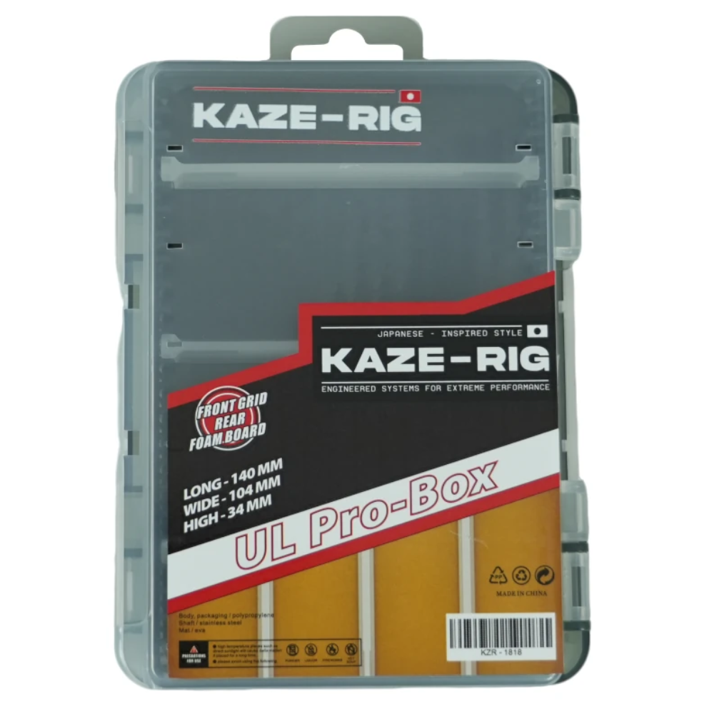 Caja Kaze-Rig UL Pro – Organización Compacta para Señuelos y Accesorios