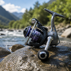 Carrete Hart Purple - R 1000 – Ligero, potente y preciso para pesca técnica