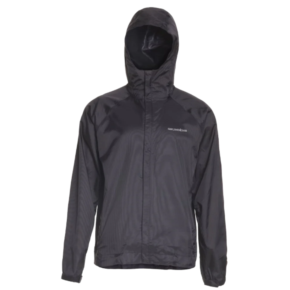 Chaqueta Grundéns Weather Watch Black – Protección impermeable y respirable para cada jornada de pesca