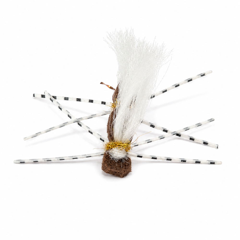 Mosca Chubby Chernobyl Brown N°14 – Atada por Pedro Gaete