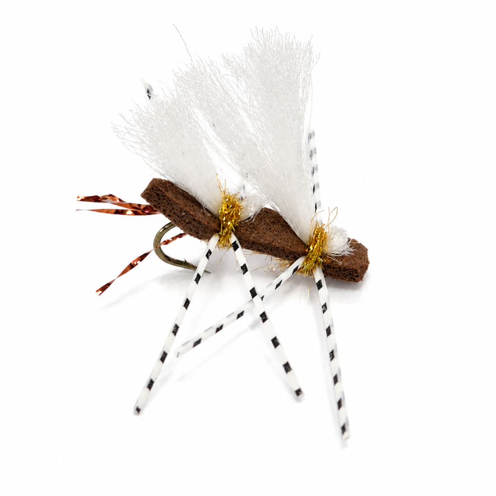 Mosca Chubby Chernobyl Brown N°14 – Atada por Pedro Gaete
