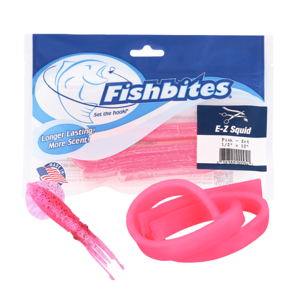 FishBites E-Z Squid Pink – Aroma potente de calamar y máxima duración