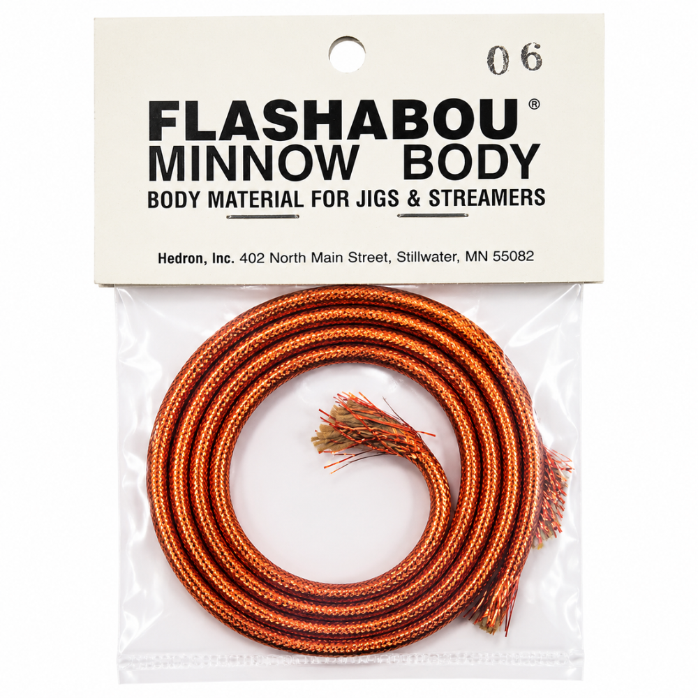 Flashabou Minnow Body – Brillo y realismo para streamers y baitfish