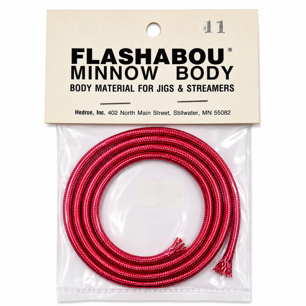 Flashabou Minnow Body – Brillo y realismo para streamers y baitfish