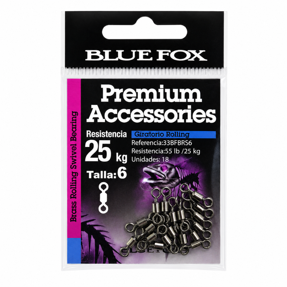 Giratorio Rolling Blue Fox – Máxima Resistencia y Giro Suave