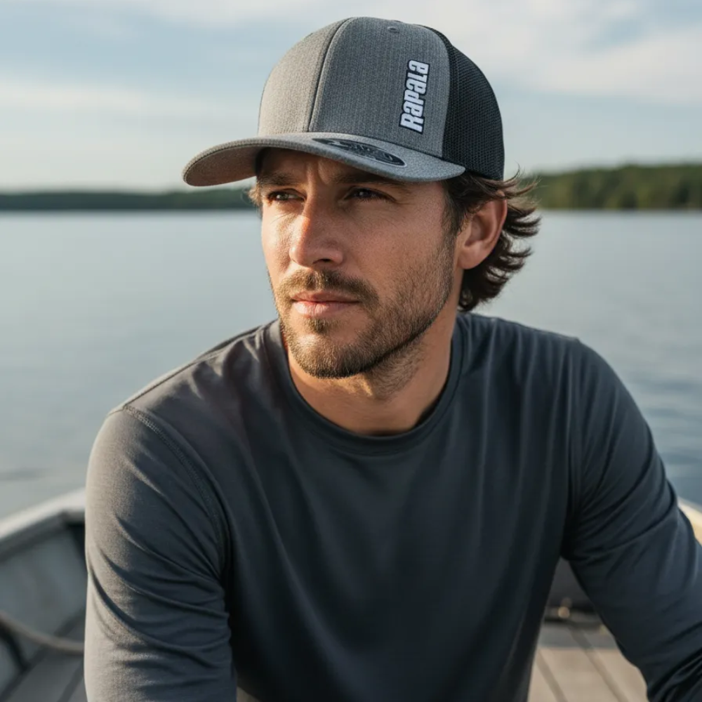Gorro Rapala Vertical Gris Negro – Ajuste perfecto y estilo moderno