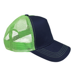 Gorro Daiwa Azul/Verde con Malla – Frescura y comodidad outdoor