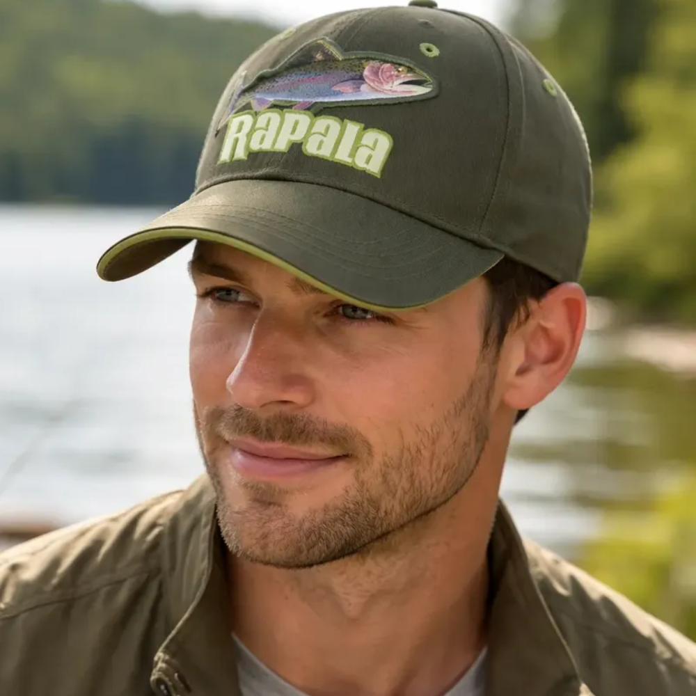 Gorro Rapala Trucha Verde – Estilo outdoor con identidad de pesca