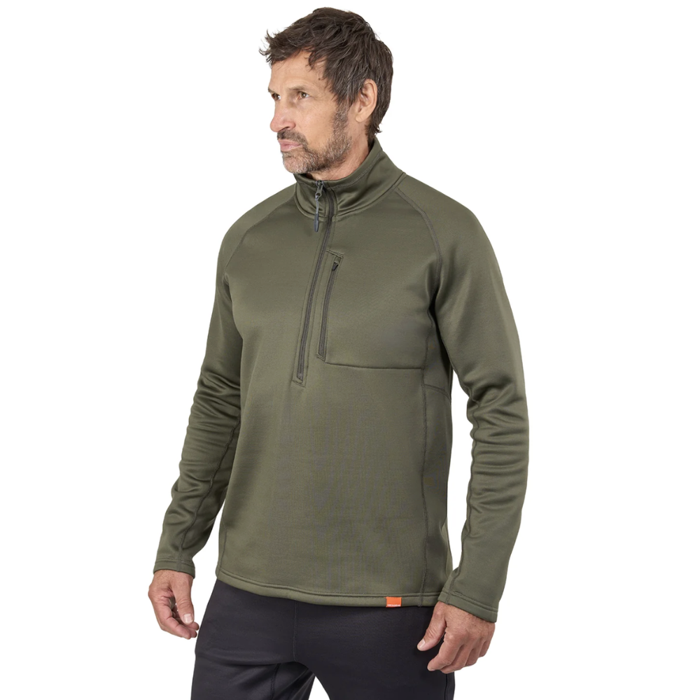 Grundéns Thermal ½ Zip Deep Depths – Capa térmica de alto rendimiento para climas fríos