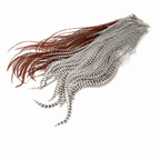 Half Saddle Grade 1 Keough Grizzly – Hackle premium para moscas secas de alto nivel
