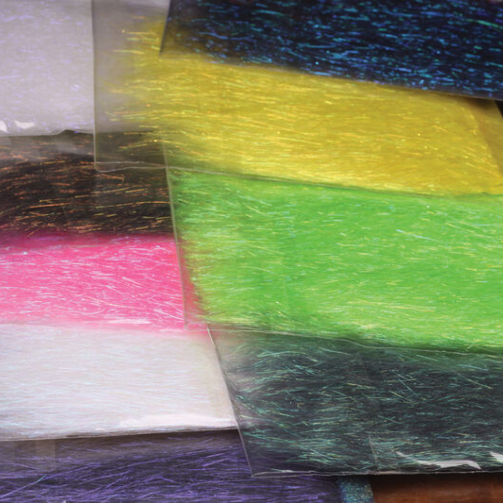 Ice Dub Shimmer Fringe Hareline – Brillo intenso y montaje rápido