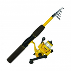 Kit Caña Telescópica + Carrete Eagle Claw – Compacto, práctico y listo para pescar