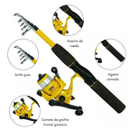Kit Caña Telescópica + Carrete Eagle Claw – Compacto, práctico y listo para pescar