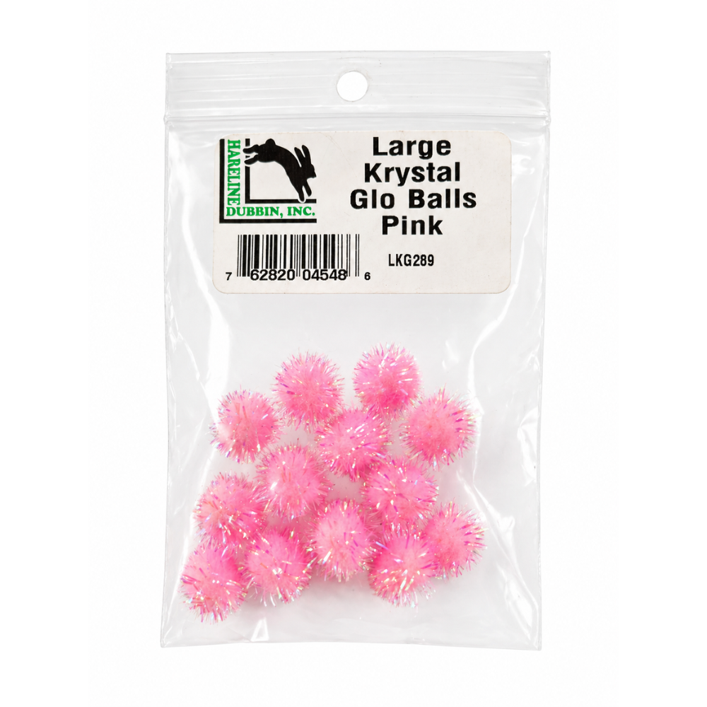 Large Krystal Glo Balls Hareline – Huevos brillantes y montaje ultra fácil