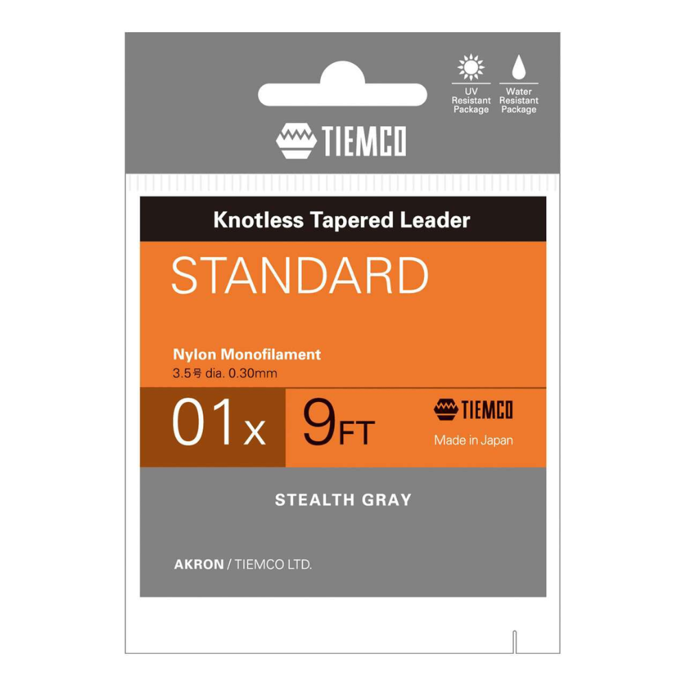 Leader Tiemco Standard 9FT – Suavidad, resistencia y presentación natural