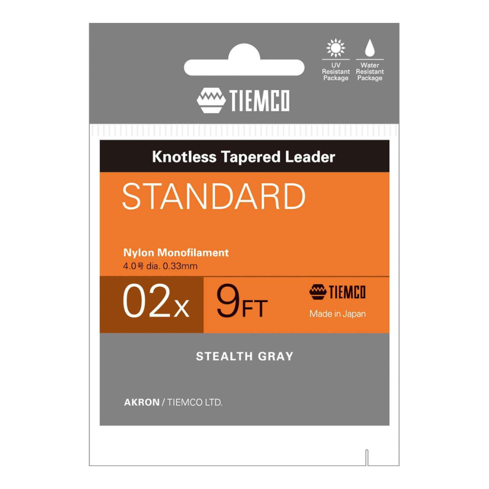 Leader Tiemco Standard 9FT – Suavidad, resistencia y presentación natural