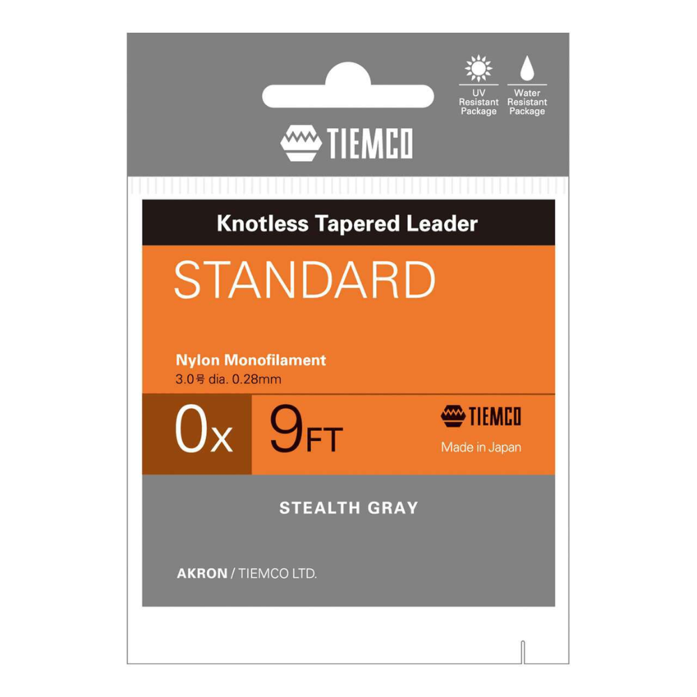 Leader Tiemco Standard 9FT – Suavidad, resistencia y presentación natural