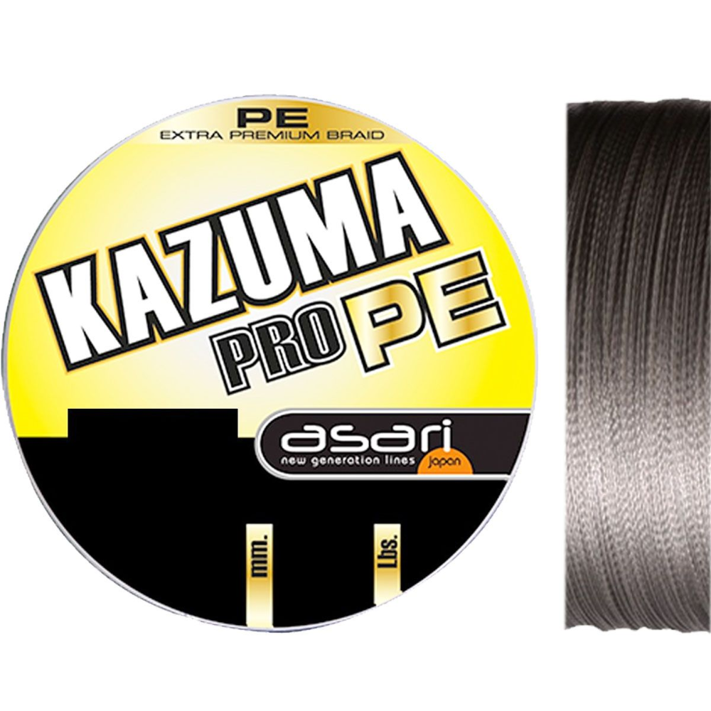 Línea Trenzada Asari Kazuma Pro 4X – Más redonda, más suave y mayor distancia de lance