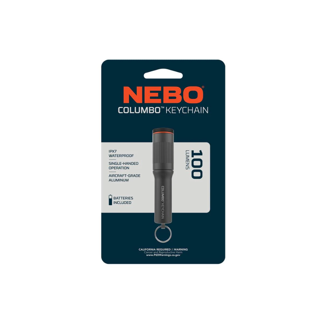 Linterna NEBO Columbo Keychain 100 Lúmenes – Potencia compacta siempre contigo
