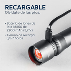 Linterna NEBO Davinci 1000 Lúmenes – Potencia profesional y máxima autonomía