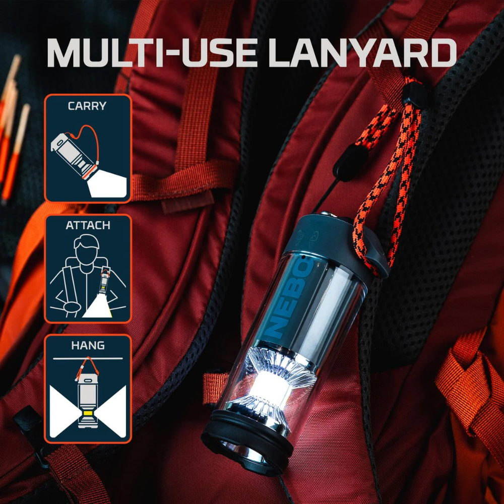 Linterna NEBO Galileo Tempest 350 – Compacta, versátil y lista para cualquier aventura