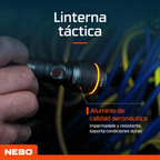 Linterna NEBO Redline Flex 450 Lúmenes – Compacta, potente y versátil
