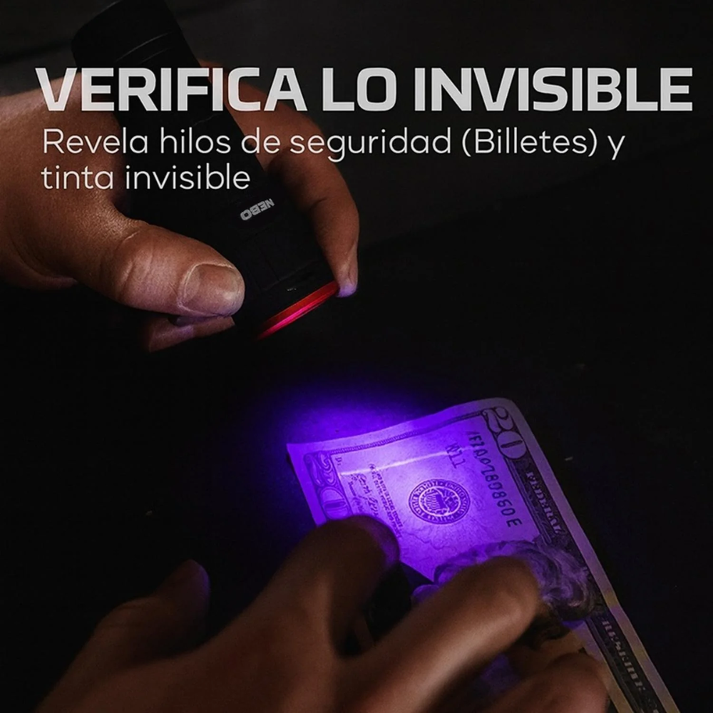Linterna Torchy UV BlackLight – Descubre lo invisible con tecnología UV-A