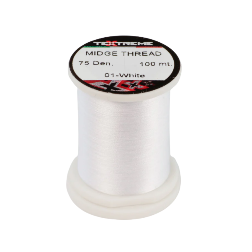 Midge Thread Textreme 75 Den – Precisión extrema para microatados