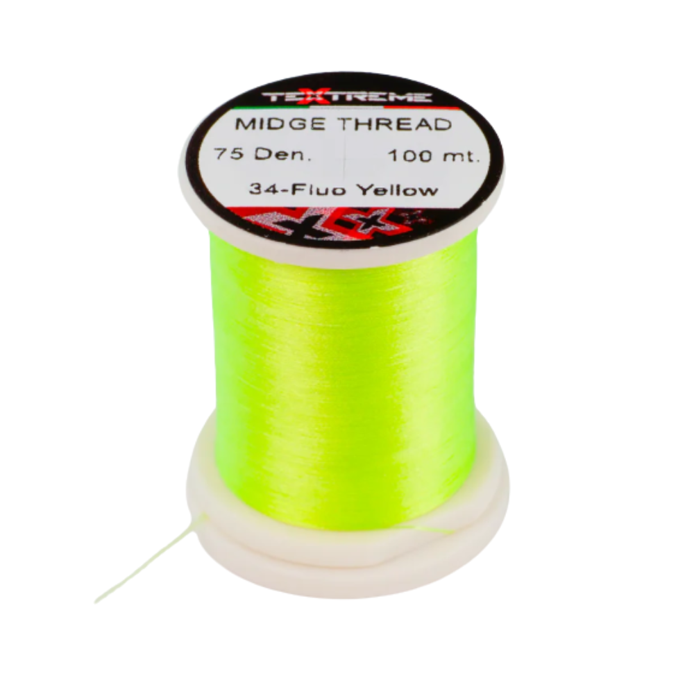 Midge Thread Textreme 75 Den – Precisión extrema para microatados