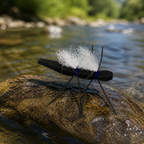 Mosca Chubby Chernobyl Black – Flotabilidad extrema y máxima visibilidad