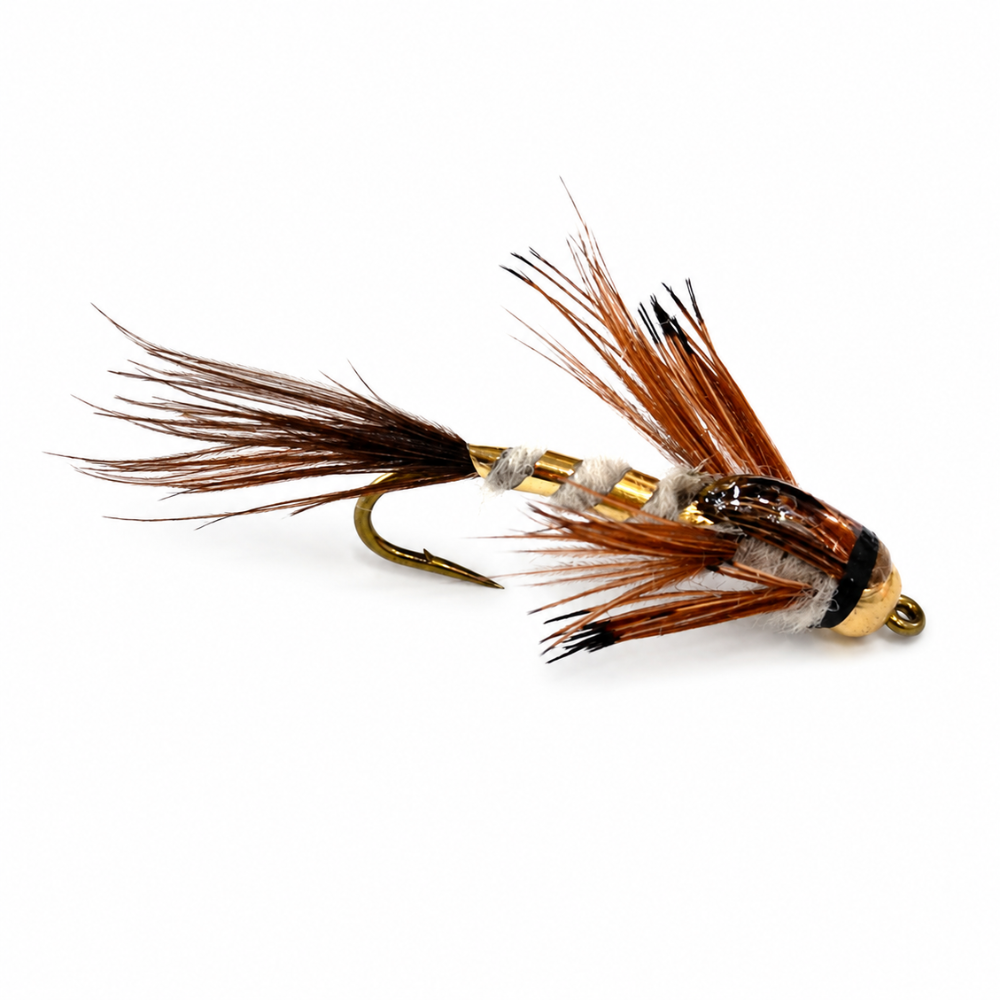 Mosca Golden Stonefly N°10 – Atada por Pedro Gaete