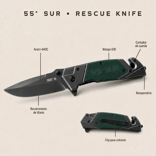 Navaja de Rescate 55 Sur