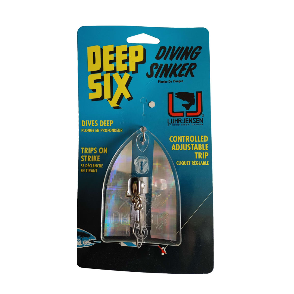 Paraban Deep Dix 5" Clear/Silver – Profundizador para Trolling de Gran Profundidad