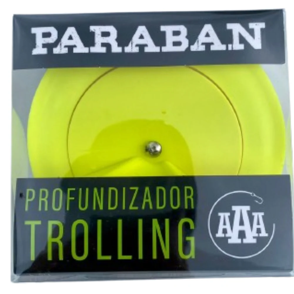Parabane AAA Amarillo/Glow – Profundidad y visibilidad para trolling efectivo